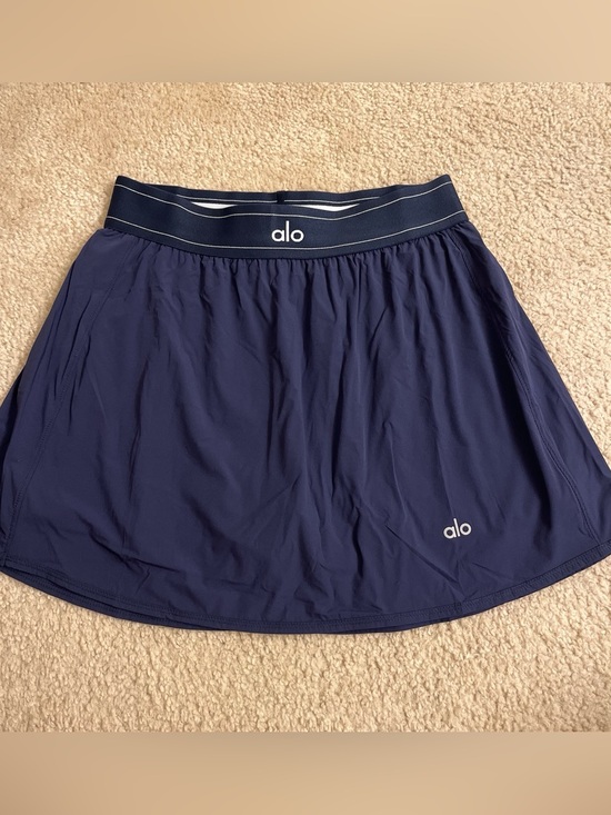 ALO Yoga Dresses & Skirts - ALO Yoga Navy Blue Athletic Skirt with Elastic Waistband